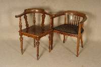 Schreibtischstuhl, sÜddeutsch, um 1902/05, Weichholz, Zierbelkiefer, Jugendstil, teil- restauriert, Bezug neu, FÜße minimal beschÄ- digt, ca. ...