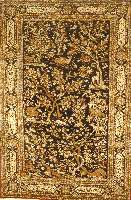 Ghom Seide fein, Persien, ca. 45 Jahre, reine Naturseide, ca. 213 x 142 cm, SchÄtzwert: 3500.- EURO, EHZ: 2