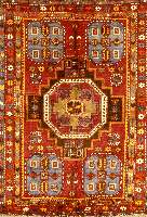 Kazak, Rußland, um 1930, Wolle auf Wolle, ca. 202 x 140 cm, SchÄtzwert: 3200.- EURO, EHZ: 2