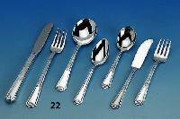 80-teiliges Besteck, William Roger Mfg. Co Intenational Silver, 1933 Modell "Fidelis", plated, 15 MenÜmesser, 15 MenÜgabeln, 14 ...