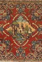 Keschan Alt, Persien, um 1910, Wolle auf Baumwolle, ca. 90 x 84 cm, SchÄtzwert: 1600.- EURO, EHZ: 2