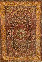 Esfahan fein Alt, Persien, um 1910, Wolle auf Baumwolle, ca. 195 x 140 cm, SchÄtzwert: 3400.- EURO, EHZ: 3-4