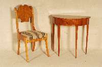2 StÜhle, im Wiener Biedermeierstil, deutsch , Kirschbaum massiv, nach dem Vorbild von 1820/30, poliert, gute Verarbeitung, wohnfertig, ca. ...