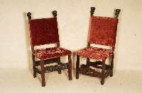 2 Stuhlsessel, wohl Belgien, um 1890/1900, Eiche massiv, PuttenkÖpfe und Rocaillen aus dem Vollholz geschnitzt, schÖne Bildhauerarbeit, ...
