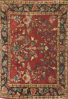 Sarogh Us Re,import, Persien, um 1910, Wolle auf Baumwolle, ca. 80 x 60 cm, Schätzwert: 1400.- EURO, EHZ: 2