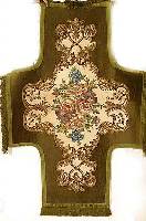 Zierdecke, Deutsch(GrÜnderzeit, um 1900, Baumwolle, ca. 110 x 78 cm, SchÄtzwert: 700.- EURO, EHZ: 3