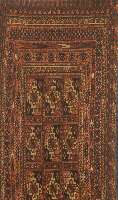 Tekke Torba, Turkmenistan, um 1910, Wolle auf Wolle, ca. 110 x 41 cm, Schätzwert: 1100.- EURO, EHZ: 2