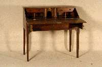StandsekretÄr, England, um 1830/40, Front und Beine eine Schublade, SchrÄgklappe, Innenleben mit mehreren Schubladen und FÄchern , praktisches ...