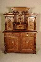 VielzweckmÖbel, deutsch, um 1890, Renaissance und Barock mit klassizistischen Elementen vereint, qualitÄtvoll auf Rahmen gearbeitet, Korpus ...