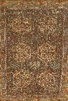 Chamseh, Persien, um 1900, Wolle auf Wolle, ca. 208 x 177 cm, Schätzwert: 2200.- EURO, EHZ: 3