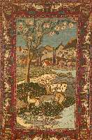 Keschan Alt, Persien, Um 1930, Korkwolle, ca. 204 x 131 cm, Schätzwert: 4500.- EURO, EHZ: 2