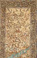 Esfahan, Persien, ca. 30 Jahre, Korkwolle mit und auf Seide, ca. 176 x 104 cm, Schätzwert: 1800.- EURO, EHZ: 2