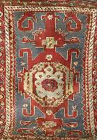 Kazak, Rußland, um 1920, Wolle auf Wolle, ca. 234 x 161 cm, SchÄtzwert: 2200.- EURO, EHZ: 3
