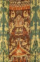 Sumba Ikat, Indonesien, ca. 60 Jahre, Baumwolle, ca. 255 x 120 cm, SchÄtzwert: 1400.- EURO, EHZ: 2