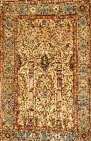 Hereke Sign fein, Türkei, ca. 40 Jahre, reine Naturseide, ca. 95 x 64 cm, Schätzwert: 3800.- EURO, ca. 1,0 Mio. Kn/qm, EHZ: 1-2