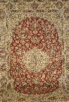 Nain Fein, Persien, ca. 20 Jahre, Korkwolle mit Seide, ca. 380 x 245 cm, Schätzwert: 3900.- EURO, ca. 550.000 Kn/qm, EHZ: 2