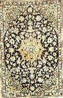 Nain fein, Persien, ca. 30 Jahre, Korkwolle mit Seide, ca. 120 x 78 cm, Schätzwert: 850.- EURO, ca. 680.000 Kn/qm