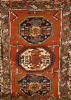 Kazak, Russland, um 1890, Wolle auf Wolle, ca. 226 x 156 cm, Schätzwert: 3200.- EURO, EHZ: 3-4
