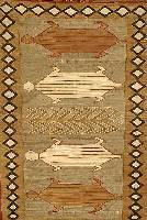 Nawaho Kelim, Indianer, um 1940, Wolle auf Wolle, ca. 143 x 92 cm, Schätzwert: 1700.- EURO, EHZ: 2-3