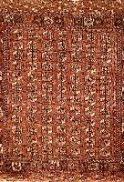 Tekke, Torkmanestan, um 1920, Wolle auf Wolle, ca. 260 x 215 cm, Schätzwert: 2500.- EURO, EHZ: 3-4