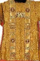 Klerikales Pristergewand, Rheinland, Um 1880, Goldgewirkt, SchÄtzwert: 1400.- EURO, EHZ: 3
