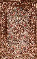 Keschan Seide, Persien, um 1930,reine Natur Seide, ca. 198 x 123 cm, SchÄtzwert: 8500 EURO ,EHZ: 3