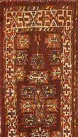Yomuth-Torbafront, West-Turkmenistan, um 1900, Wolle auf Wolle, ca. 98 x 41 cm, SchÄtzwert: 1100.- EURO, EHZ: 2