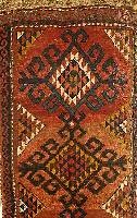 Napramatsch, Usbekistan (Samarkand), um 1890, Wolle auf Wolle, ca. 97 x 41 cm, SchÄtzwert: 900.- EURO, EHZ: 4, Taschenfront