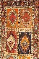 Gabbeh alt, Persien, ca. 50 Jahre, Wolle auf Wolle, ca. 196 x 96 cm, SchÄtzwert: 750.- EURO, EHZ: 2-3