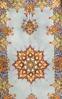 Esfahan fein, Persien, 5 Jahre, Korkwolle mit und auf Seide, ca. 131 x 65 cm, Ehz: 1. SchÄtzwert: 1050.- EURO, ca. 1,0 Mio. Kn/qm, S eltene ...