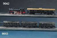 Wagen-Set, MÄrklin, Spur HO, 2. HÄlfte 20. Jh. , 6 Personenwagen (2 x BR 4202, 2 x BR 4200, 1 x BR 4201, 1 x BR 4203), dazu 3 Personenwagen aus ...