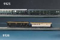 Wagen-Set, MÄrklin, Spur HO, 2. HÄlfte 20. Jh. , Postzug "KÖnigl. WÜrrtembergische Post" zum 500jÄhrigen JubilÄum der Deutschen Post ...