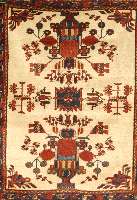 Afshar, Persien, um 1930, Wolle auf Wolle, ca. 128 x 102 cm, SchÄtzwert: 2500.- EURO, EHZ: 2-3