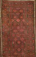 Belutsch, Persien, ca. 50 Jahre, Wolle auf Baumwolle, ca. 162 x 86 cm, SchÄtzwert: 550.- EURO, EHZ: 2
