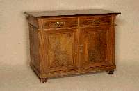 SchrÄnkchen, deutsch, um 1900, Front auf Rahmen gearbeitet, Korpus Weichholz/Hartholz, Wurzelnußfurnier, z.T. gespiegelt, original BeschlÄge, ...