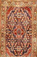Sarogh, Persien, ca. 50 Jahre, Wolle auf Baumwolle, ca. 168 x 103 cm, SchÄtzwert: 630.- EURO. Guter Erhaltungszustand. Dunkelbaluer Gr und.