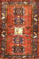 Hamadan, Persien, ca. 20 Jahre, Wolle auf Baumwolle, ca. 150 x 103 cm, SchÄtzwert: 590.- EURO. Ausgefallenes Motiv.