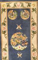 China Drachenteppich, ca. 30 Jahre, Wolle auf Baumwolle, ca. 154 x 76 cm, SchÄtzwert: 650.- EURO, EHZ: 2