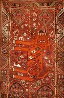 Gasghai, Persien, ca. 50 Jahre, Wolle auf Wolle, ca. 168 x 98 cm, SchÄtzwert: 980.- EURO, EHZ: 3