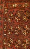 Ersari Tchowal, Turkmenistan, um 1890, Wolle auf Wolle, ca. 82 x 148 cm, SchÄtzwert: 750.- EURO, EHZ: 3, Oberkante beschnitten
