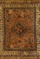 Shiraz, Persien, um 1930, Wolle auf Wolle, ca. 104 x 85 cm, Schätzwert: 550.- EURO, EHZ: