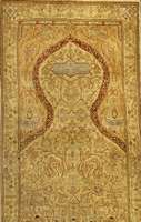 Hereke signiert, TÜrkei, ca. 50 Jahre, reine Naturseide, ca. 122 x 68 cm, SchÄtzwert: 2200.- EURO, EHZ: 3, relief.