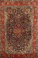 Esfahan fein, Persien, ca. 20 Jahre, Korkwolle mit und auf seide,ca 168 x 110 cm SchÄtzwert: 3200.- EURO, ca. 950.000 Kn/qm, EHZ: 1-2