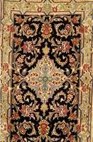 Esfahan fein, Persien, ca. 20 Jahre, Korkwolle mit und auf Seide, ca. 115 x 71 cm, Schätzwert: 1050.- EURO, ca. 900.000 Kn/qm, EHZ: 1-2. ...