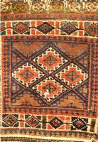 Kordi Offenetasche, Persien, um 1920, Wolle auf Wolle, ca.40 x 35 cm, SchÄtzwert: 650.- EURO, EHZ: 3-4