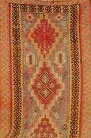 Ghaschgai Kelim, Persien, ca. 50 Jahre, Wolle auf Wolle, ca. 335 x 150 cm, SchÄtzwert: 1250.- EURO, EHZ: 2-3