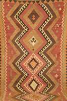 Ghaschgai Kelim, Persien, um 1930, Wolle auf Wolle, ca. 270 x 145 cm, SchÄtzwert: 1450.- EURO, EHZ: 2