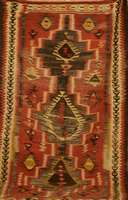 Bachtiar Kelim, Persien, um 1920, Wolle auf Wolle, ca. 255 x 140 cm, SchÄtzwert: 1350.- EURO, EHZ: 3