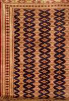 Turkmenistan, ca. 40 Jahre, Wolle Baumwolle, ca. 303 x 243 cm, SchÄtzwert: 1900.- EURO. Ehz: 2. Sehr seltenes Maß.