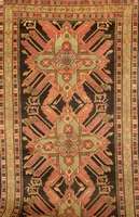 Adler Kazak, Kaukas., um 1930, Wolle auf Baumwolle, ca. 265 x 130 cm, Schätzwert: 2500.- EURO, EHZ: 3-4
